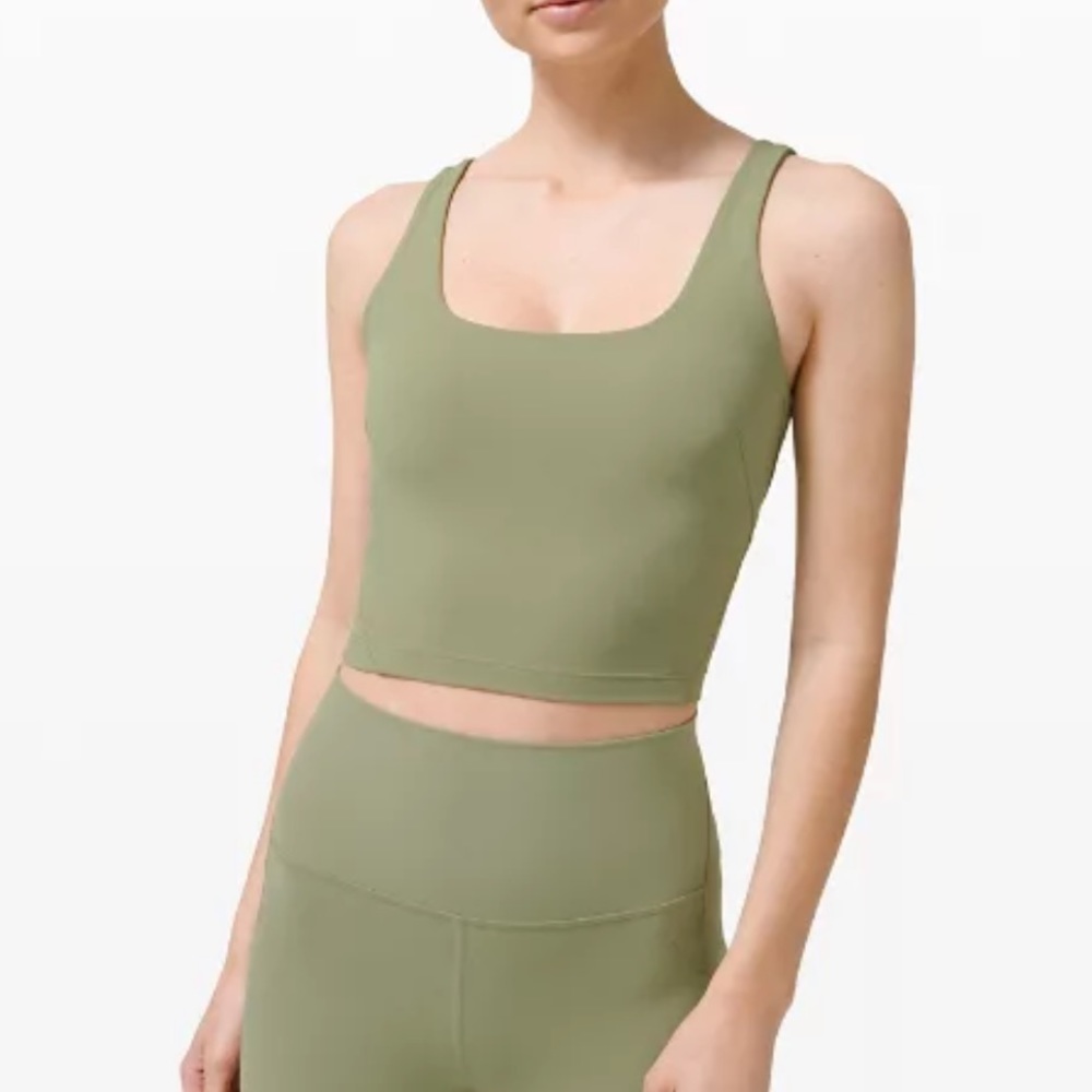 Lululemon Nulu Fold Tight Crop Tank